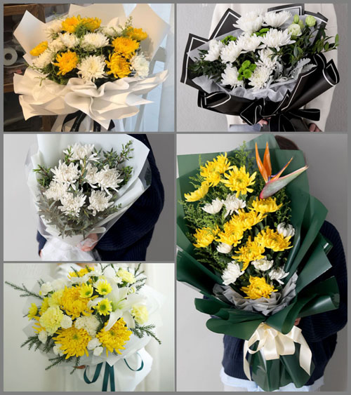 湖北黄冈市黄梅县柳林乡飞虎岭村白事花束代送